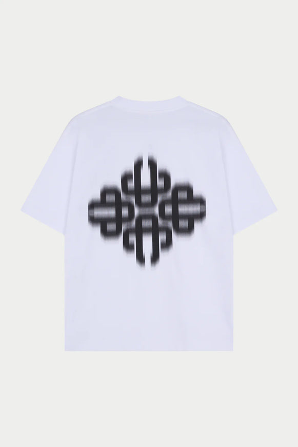 The Couture Club The Couture Club T-Shirt Motion Blurred SS26 White/Black