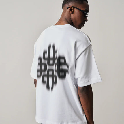 The Couture Club The Couture Club T-Shirt Motion Blurred SS26 White/Black