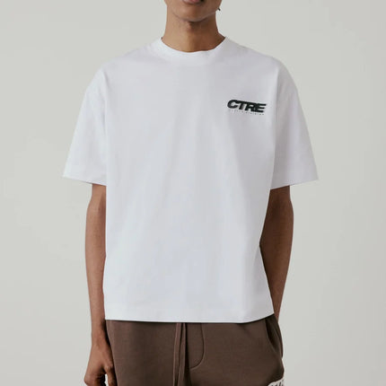 The Couture Club The Couture Club T-Shirt Retro Sport CTRE FW26 Off White