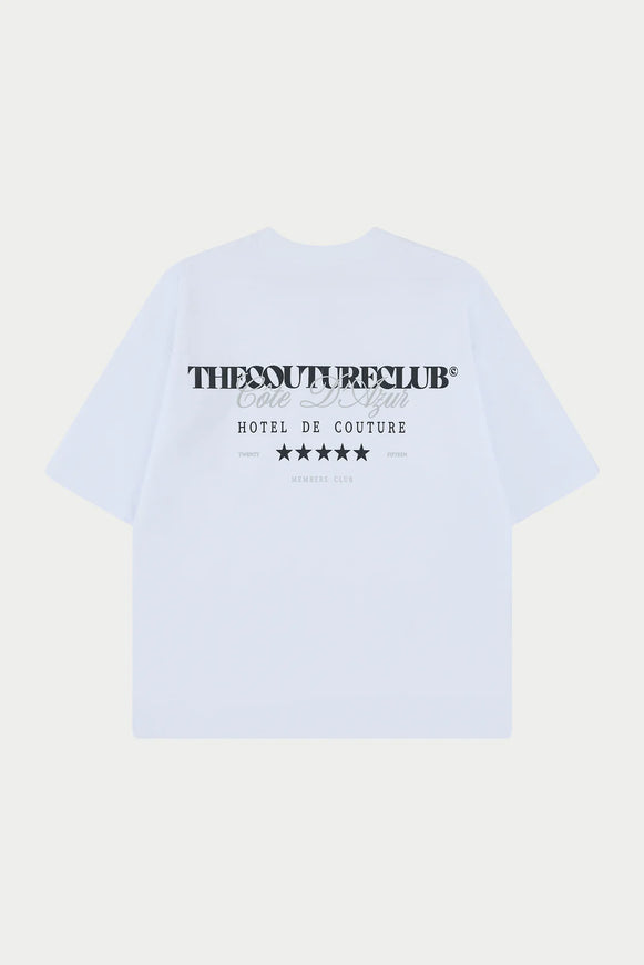The Couture Club The Couture Club T-Shirts Hotel De Couture SS26 White/Black