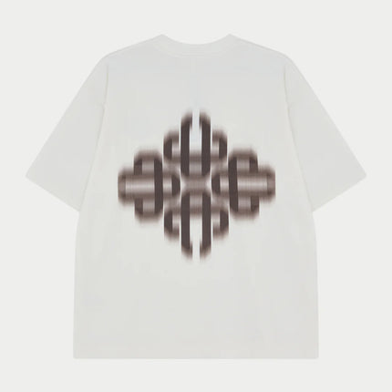 The Couture Club The Couture Club T-Shirts Motion Blurred SS26 Off White/Brown