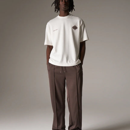 The Couture Club The Couture Club T-Shirts Motion Blurred SS26 Off White/Brown