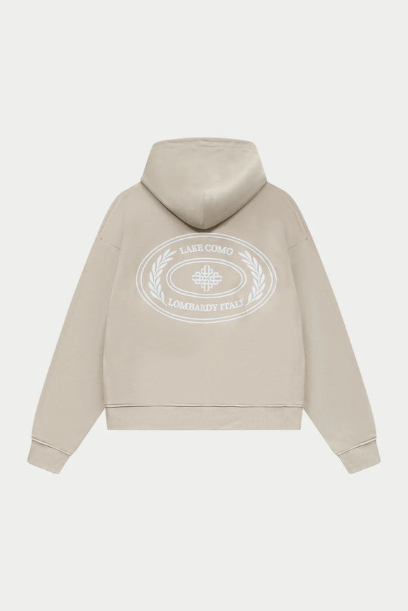 The Couture Club The Couture Club Zip Hoodie Lake Como SS26 Mushroom
