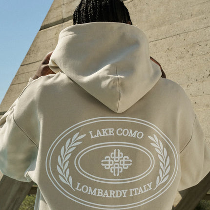 The Couture Club The Couture Club Zip Hoodie Lake Como SS26 Mushroom