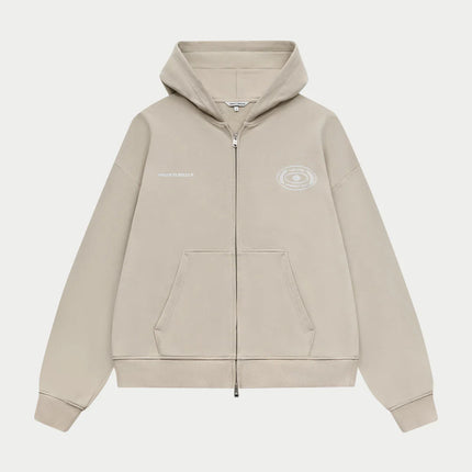 The Couture Club The Couture Club Zip Hoodie Lake Como SS26 Mushroom