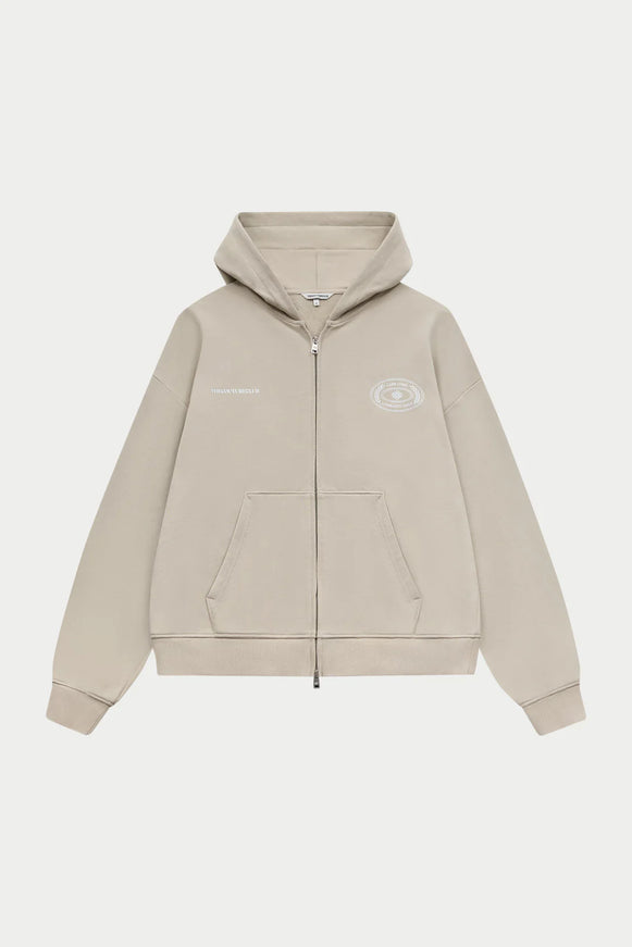The Couture Club The Couture Club Zip Hoodie Lake Como SS26 Mushroom