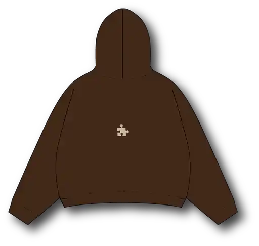 The Missing Piece The Missing Piece Hoodie Classic FW25 Cacao Brown