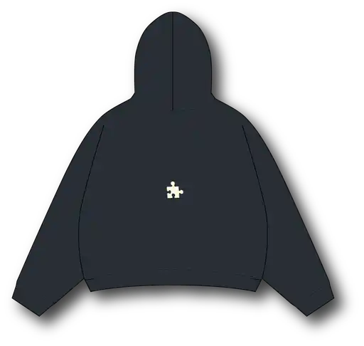 The Missing Piece The Missing Piece Hoodie Classic FW25 Charcoal Blue