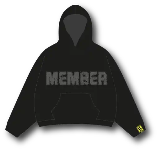 The Missing Piece The Missing Piece Hoodie Classic FW25 Washed Black