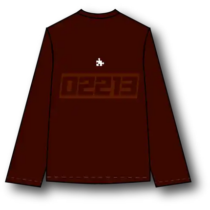 The Missing Piece The Missing Piece Longsleeve Classic FW25 Bordeaux