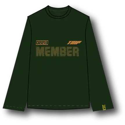 The Missing Piece The Missing Piece Longsleeve Classic FW25 Forest Green