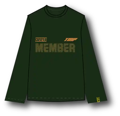 The Missing Piece The Missing Piece Longsleeve Classic FW25 Forest Green
