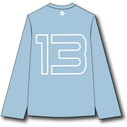 The Missing Piece The Missing Piece Longsleeve The Missing 2.0 FW25 Sky Blue