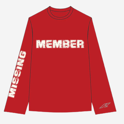 The Missing Piece The Missing Piece Longsleeve The Missing 3.0 FW25 Racing Red