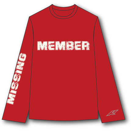The Missing Piece The Missing Piece Longsleeve The Missing 3.0 FW25 Racing Red
