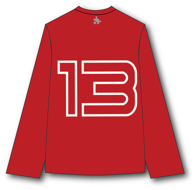 The Missing Piece The Missing Piece Longsleeve The Missing 3.0 FW25 Racing Red