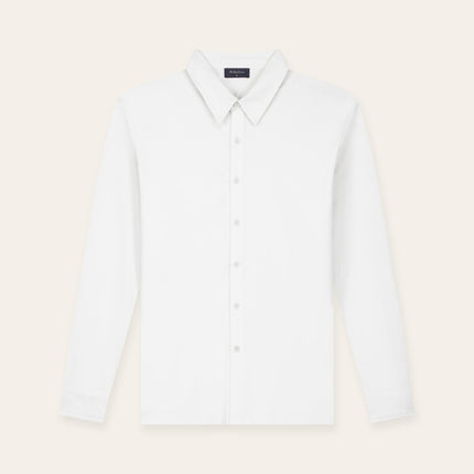 Triad'oro Triad'oro Buttoned Longsleeve Polo FW25 White