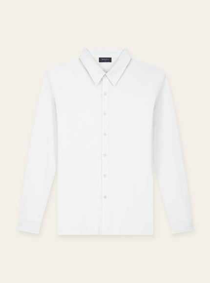 Triad'oro Triad'oro Buttoned Longsleeve Polo FW25 White