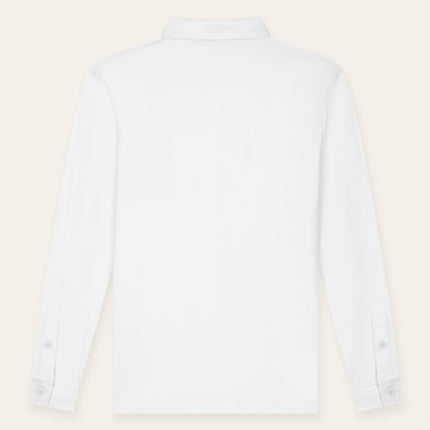 Triad'oro Triad'oro Buttoned Longsleeve Polo FW25 White