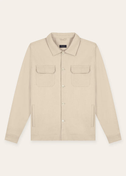 Triad'oro Triad'oro Overshirt Riviera FW26 Beige