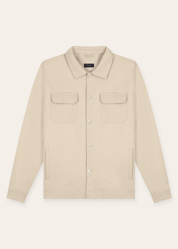 Triad'oro Triad'oro Overshirt Riviera FW26 Beige