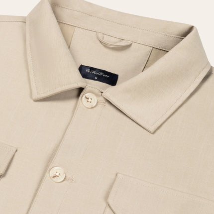 Triad'oro Triad'oro Overshirt Riviera FW26 Beige