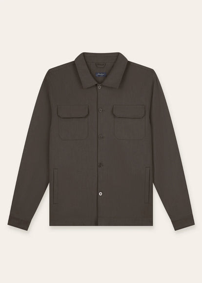 Triad'oro Triad'oro Overshirt Riviera FW26 Brown