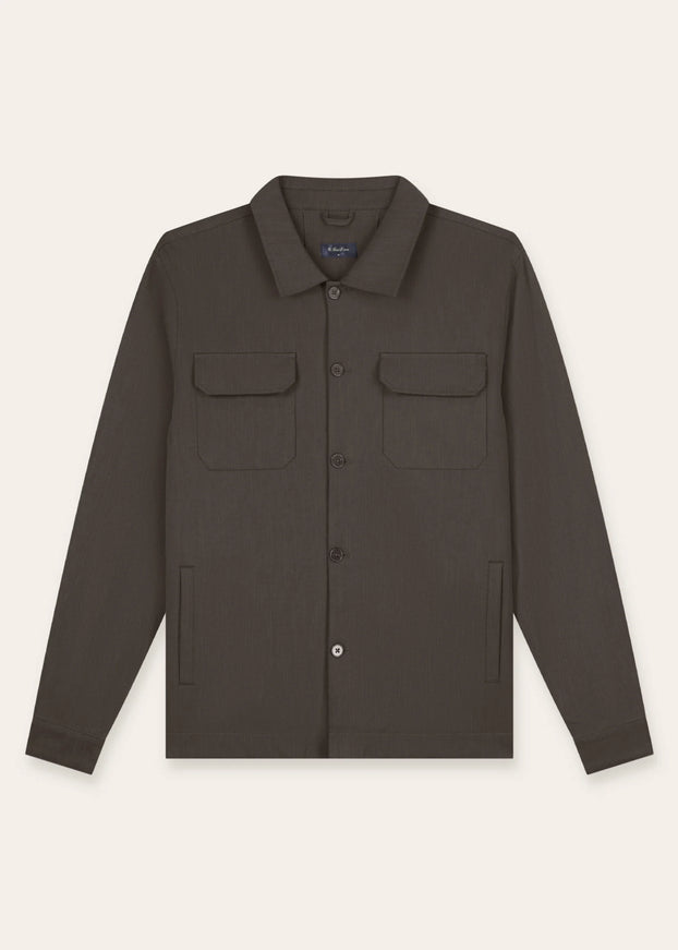 Triad'oro Triad'oro Overshirt Riviera FW26 Brown