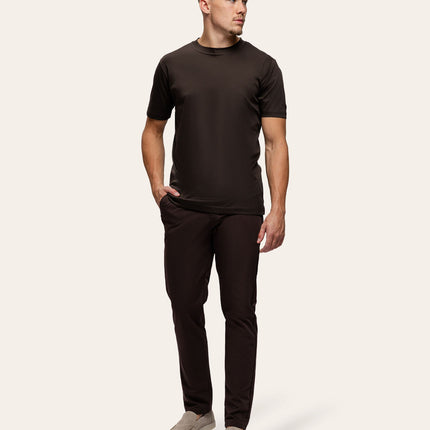 Triad'oro Triad'oro T-Shirt Slim Fit Brown