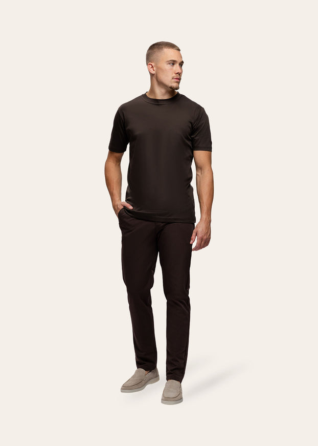 Triad'oro Triad'oro T-Shirt Slim Fit Brown