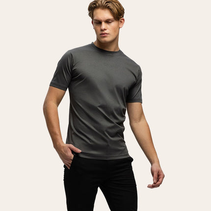 Triad'oro Triad'oro T-Shirt Slim Fit SS25 Dark Grey