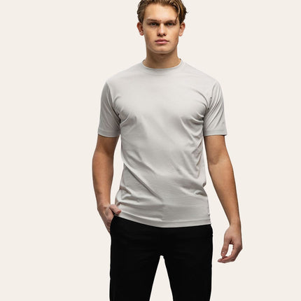 Triad'oro Triad'oro T-Shirt Slim Fit SS25 Light Grey