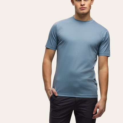 Triad'oro Triad'oro T-Shirt Slim Fit SS25 Steelblue