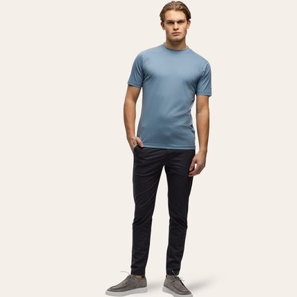 Triad'oro Triad'oro T-Shirt Slim Fit SS25 Steelblue