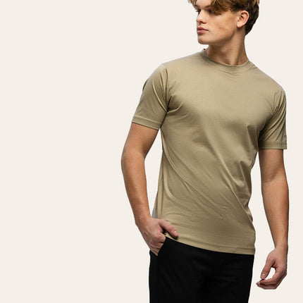 Triad'oro Triad'oro T-Shirt Slim Fit SS25 Taupe