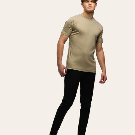 Triad'oro Triad'oro T-Shirt Slim Fit SS25 Taupe