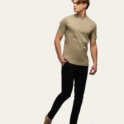 Triad'oro Triad'oro T-Shirt Slim Fit SS25 Taupe