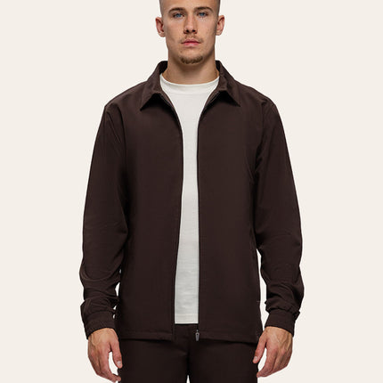 Triad'oro Triad'oro Tracksuit Jacket Collar FW25 Brown