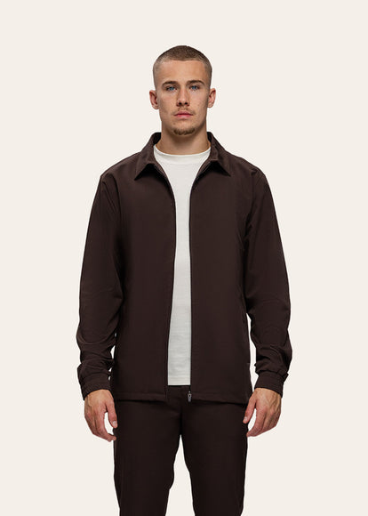 Triad'oro Triad'oro Tracksuit Jacket Collar FW25 Brown