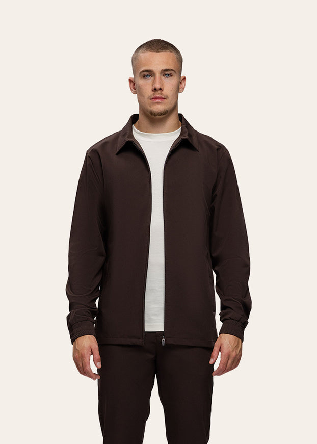 Triad'oro Triad'oro Tracksuit Jacket Collar FW25 Brown