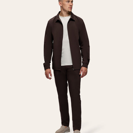 Triad'oro Triad'oro Tracksuit Jacket Collar FW25 Brown