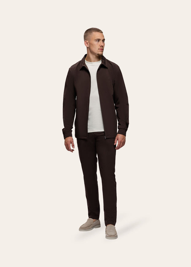Triad'oro Triad'oro Tracksuit Jacket Collar FW25 Brown