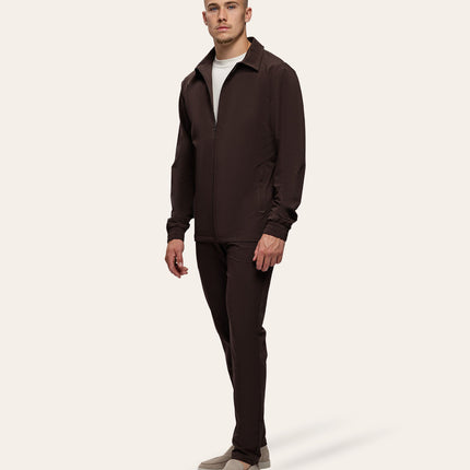 Triad'oro Triad'oro Tracksuit Jacket Collar FW25 Brown