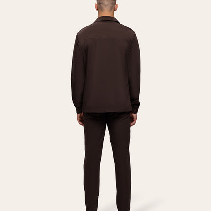 Triad'oro Triad'oro Tracksuit Jacket Collar FW25 Brown