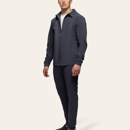 Triad'oro Triad'oro Tracksuit Jacket Collar SS25 Anthracite