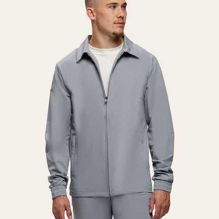 Triad'oro Triad'oro Tracksuit Jacket Collar SS25 Light Grey