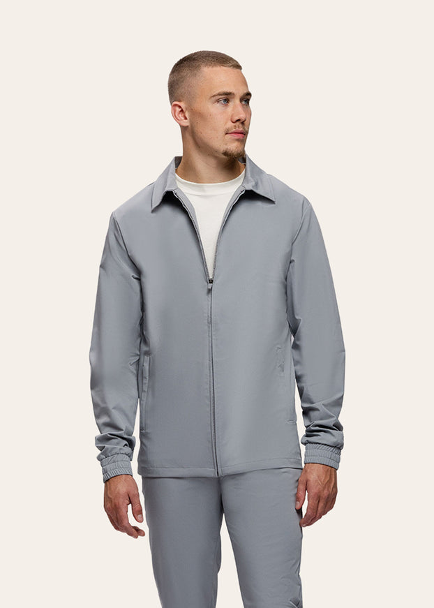 Triad'oro Triad'oro Tracksuit Jacket Collar SS25 Light Grey