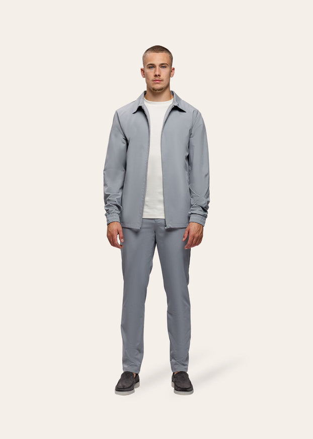 Triad'oro Triad'oro Tracksuit Jacket Collar SS25 Light Grey