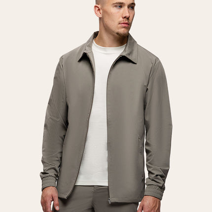 Triad'oro Triad'oro Tracksuit Jacket Collar SS25 Taupe