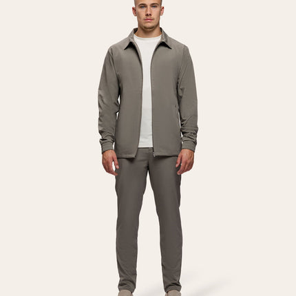 Triad'oro Triad'oro Tracksuit Jacket Collar SS25 Taupe